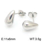 Drop-shaped Solid Geometric Earrings